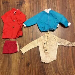 Vintage Ken Barbie Clothing Lot Shorts Jacket
